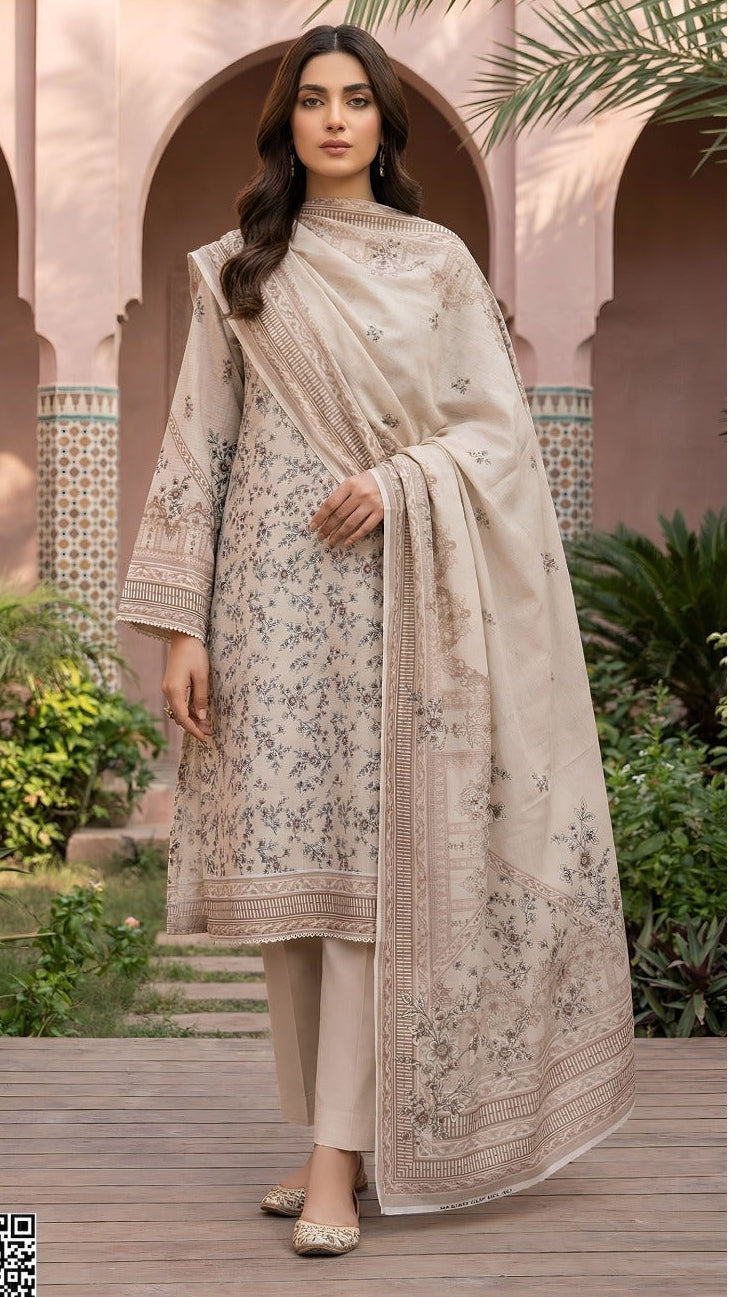 Digital doria Lawn print shirt