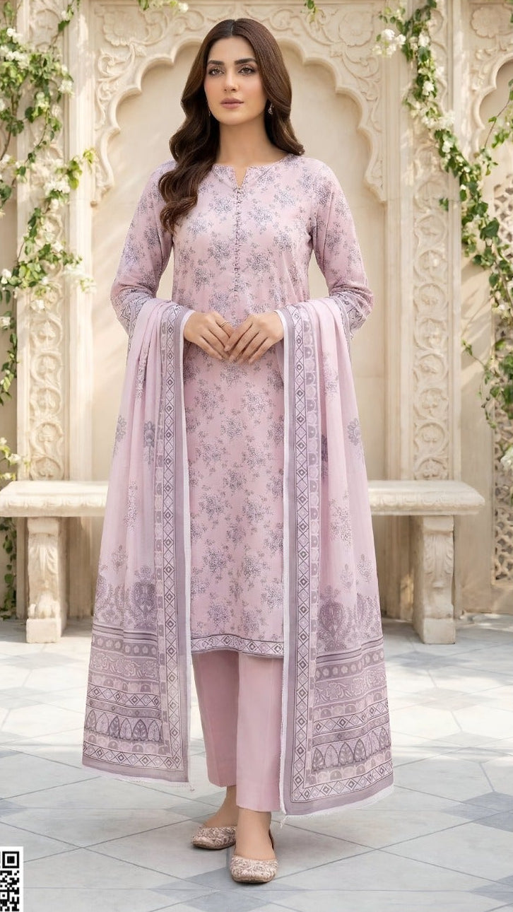 Digital doria Lawn print shirt