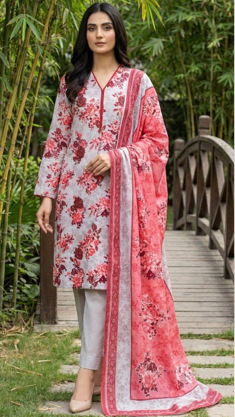 Embroidered Lawn Shirt