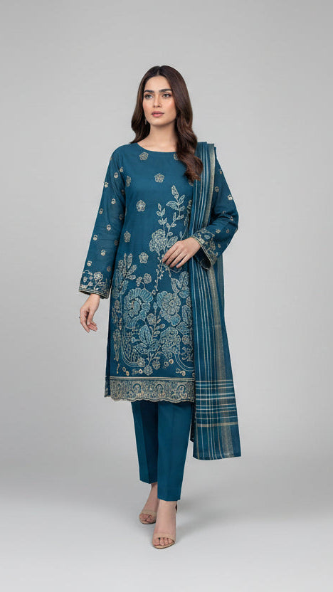 Premium Quality Doria Lawn Embroidered Shirt