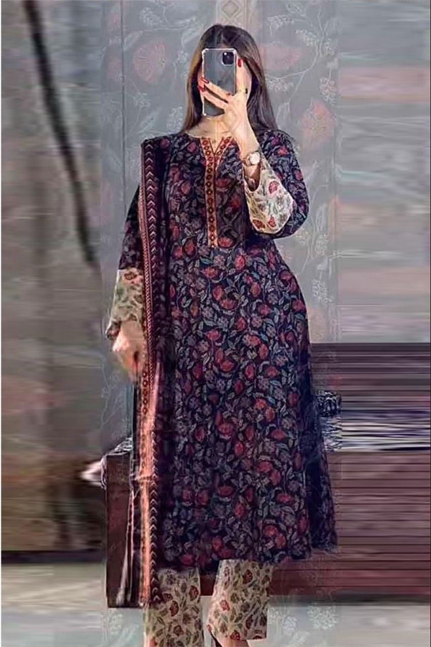 Digital Printed Lawn Shirt